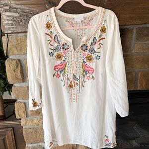 J. Jill Embroidered Tunic
